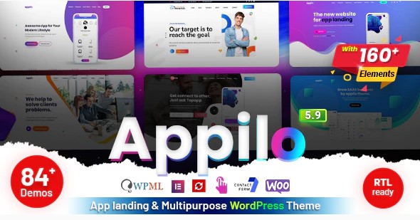 Template Web Landing Page Appilo IDR 75.000