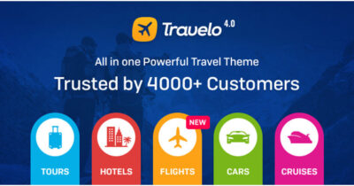 Template WordPress Travel Travelo IDR 75.000